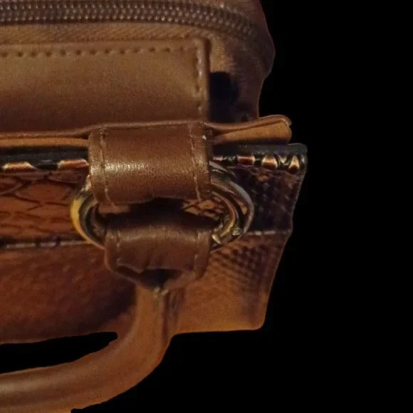 Miche Classic Base Handbag & Jen Classic Metallic Copper Reptile Print Shell Set - Picture 7 of 16